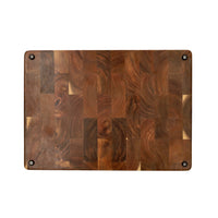 Planche à découper de luxe en bois d'acacia Shinrai Knives - Bois de bout - 35 × 25 × 2,5 cm