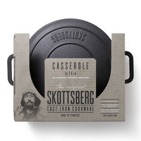 Skottsberg - Cocotte en fonte ronde de 28 cm avec couvercle