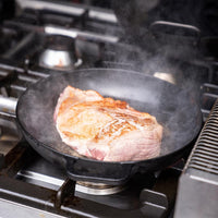 Skottsberg - Cast Iron Braadpan 31,5 cm rond met deksel Braadpan Skottsberg