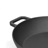 Skottsberg - Cast Iron Braadpan 31,5 cm rond met deksel Braadpan Skottsberg