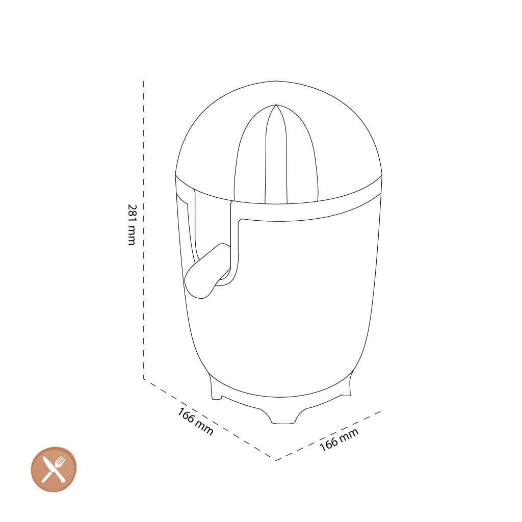 Smeg - Citruspers | Wit | Jaren 50 | Citrus Juicer Citruspers Smeg