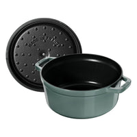 Staub - Ronde cocotte 24 cm - eucalyptus Staub