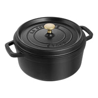 Staub - Ronde cocotte 26 cm - zwart Staub