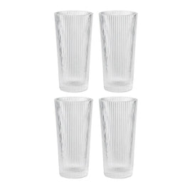 Stelton - Pilastro long drink glass 0.3 l. 4 pieces clear Stelton - Pilastro longdrinkglas 0,3 l. 4 stuks helder Stelton