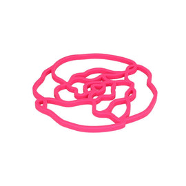 Tools2Cook - Silicone Coaster Peony Dark Pink Dark Pink Tools2Cook - Siliconen Onderzetter Peony Dark Pink Onderzetter Tools2Cook