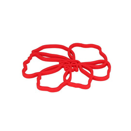 Outils2Cook - Dessous de Verre Silicone Coquelicot Rouge Rouge Bezig met laden...