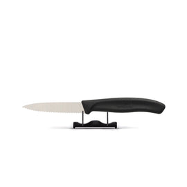 Victorinox - Couteau d'office dentelé Swiss Classic Noir 8 cm Bezig met laden...