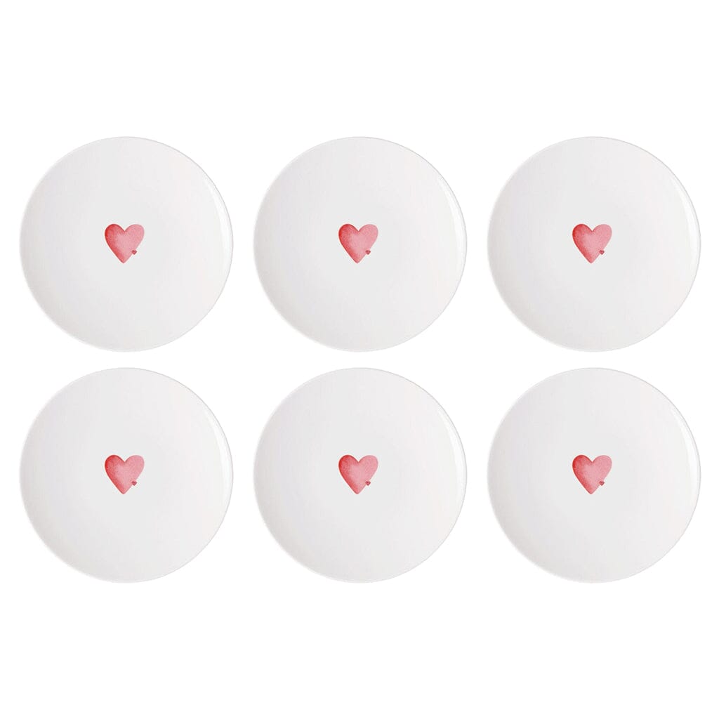 Villeroy & Boch - With Love - Ontbijtbord Sending Love, Set van 6 Villeroy & Boch