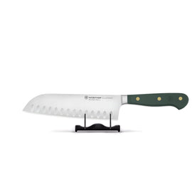 Wüsthof - Couteau Santoku classique au romarin frais avec trous 17 cm Wüsthof - Classic Fresh Rosemary Santokumes met kuiltjes 17 cm Santokumes Wusthof