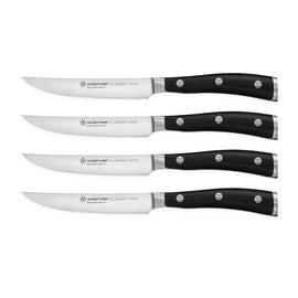 Wusthof - Classic Ikon Steak knife set 4-piece Wusthof - Classic Ikon Steakmessenset 4-delig Messenset Wusthof