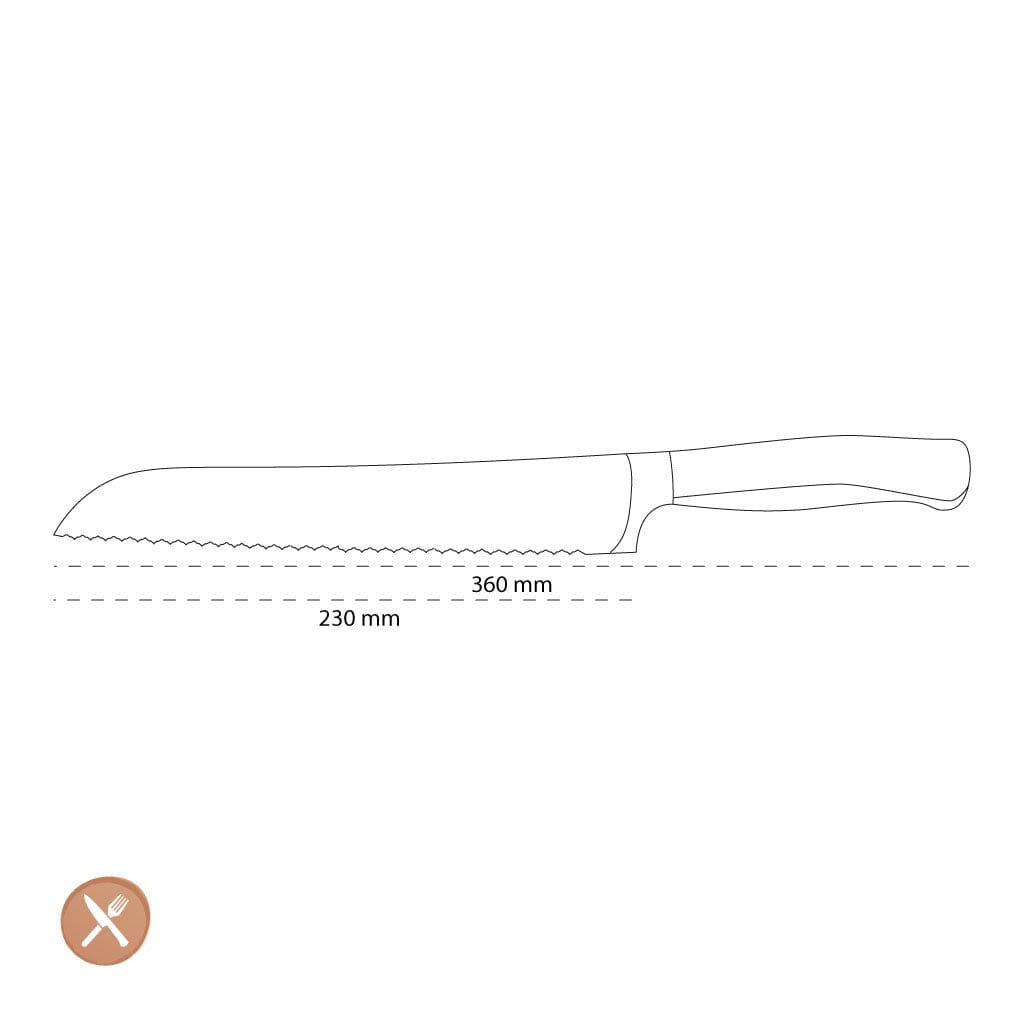 Wusthof - Performer Broodmes 23 cm Broodmes Wusthof