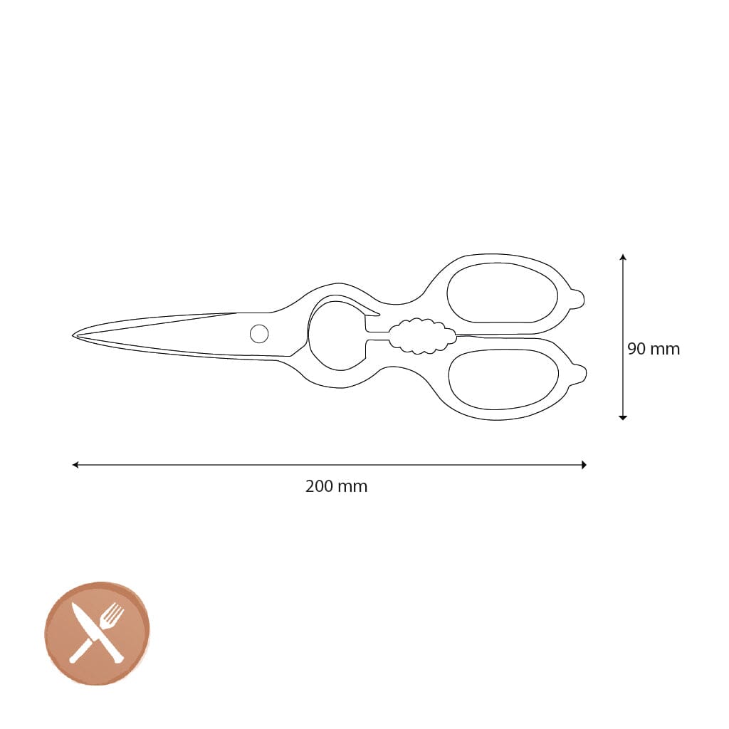 Zwilling - Multifunctionele schaar 200 mm Keukenschaar Zwilling