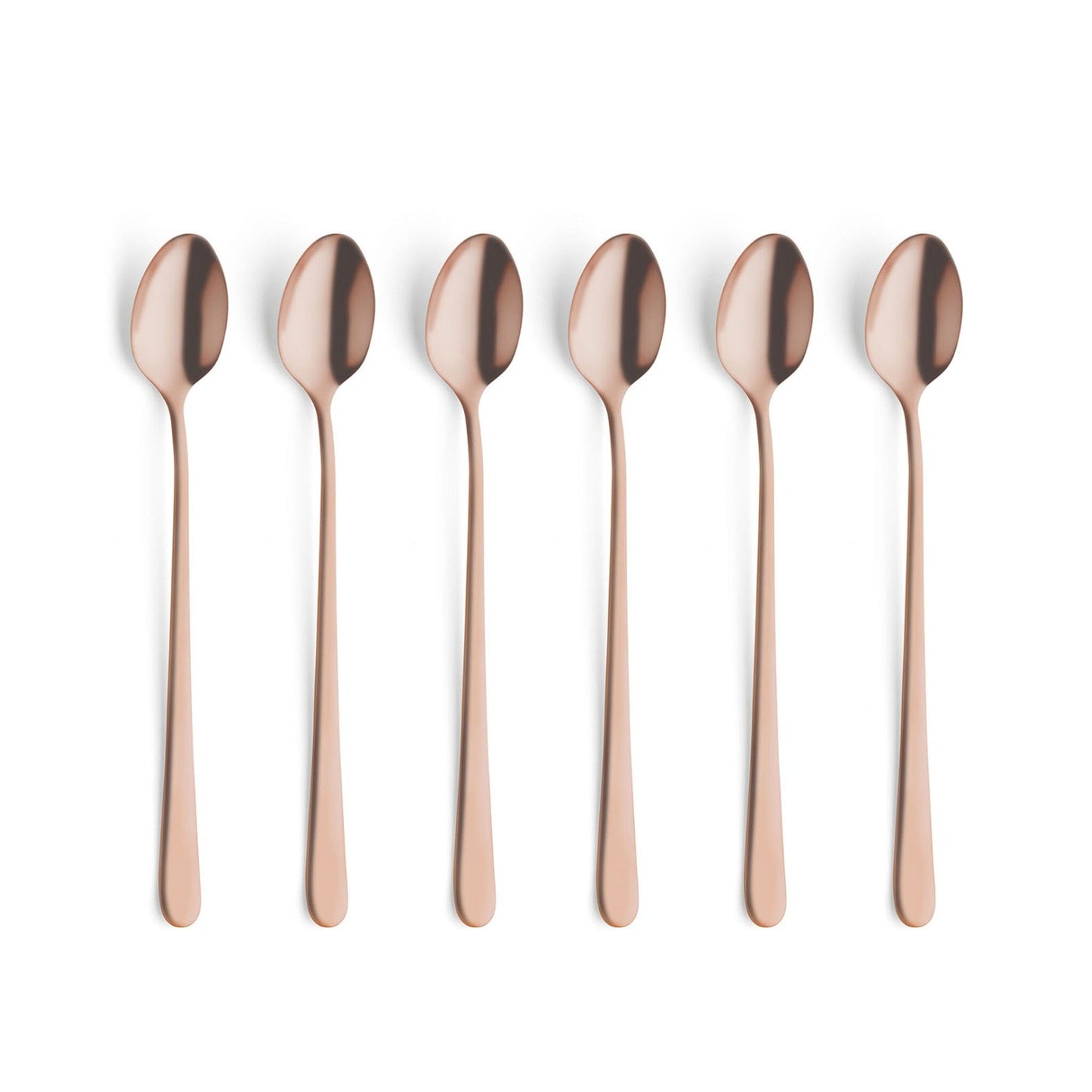 Amefa - Austin 6 Latte Lepels - Mat Koper Latte lepels Amefa