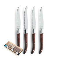 Amefa - Royal Steak 4 Steakmessen - Maroon Brown Bestekset Amefa