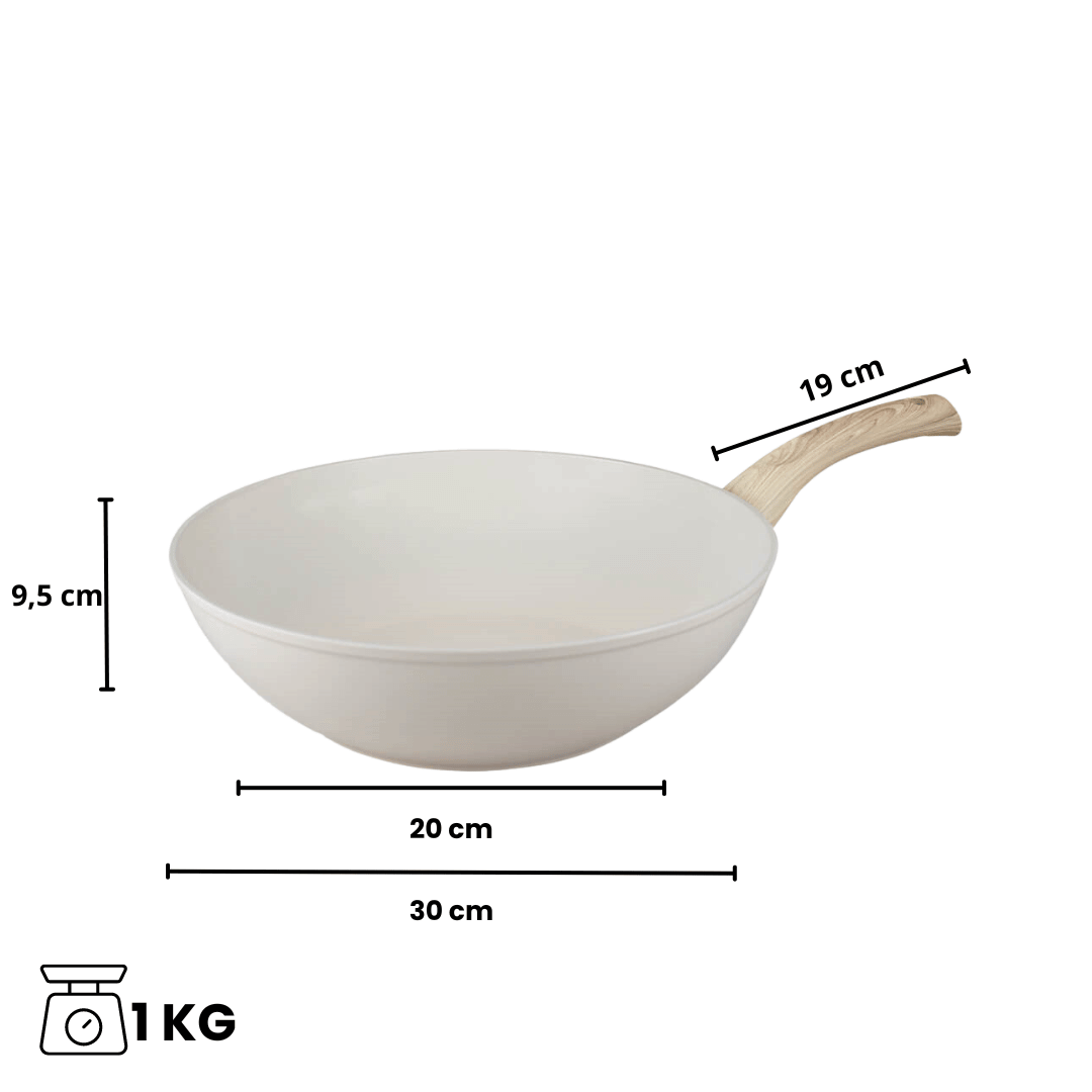 By C&P - Go Ivory Wokpan 30 cm By C&P