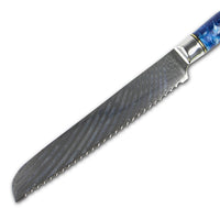 Epoxy Sapphire - Damascus Broodmes 20 cm Shinrai Japan
