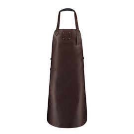 Witloft - Tablier Classique en Cuir XXL Marron Foncé Bezig met laden...