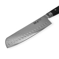 Yaxell Ran - Japanse Nakiri 18 cm met kuilen Nakirimes Yaxell