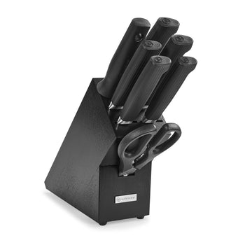 Wüsthof - Partner 8-Piece Maple Knife Block, Black