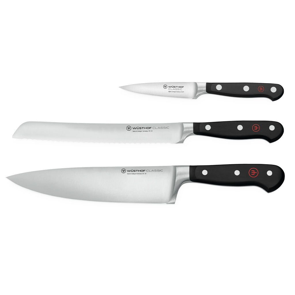 Wusthof - Classic Knife Set with Bread Knife 3-piece