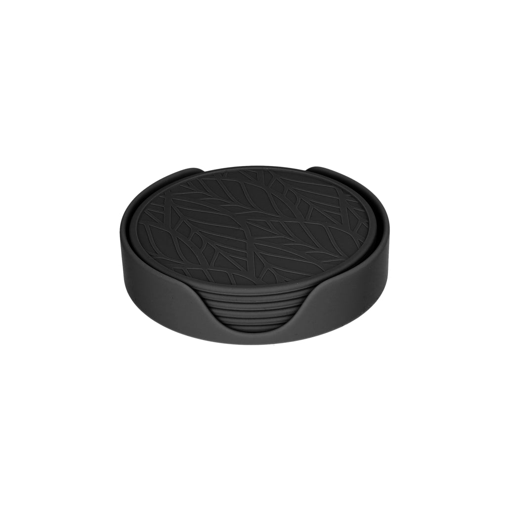 Tools2Cook - Silicone Coaster Set (7 pieces) Black Pepper