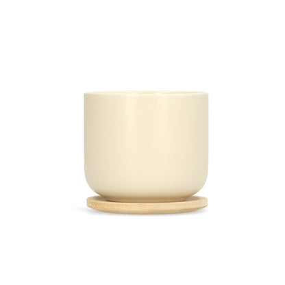 Stelton - Theo cup with coaster 0.2 l sand