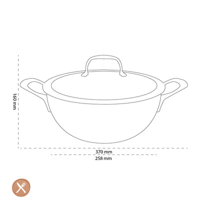 Demeyere - Atlantis 7 Conical simmering pan with lid 24 cm