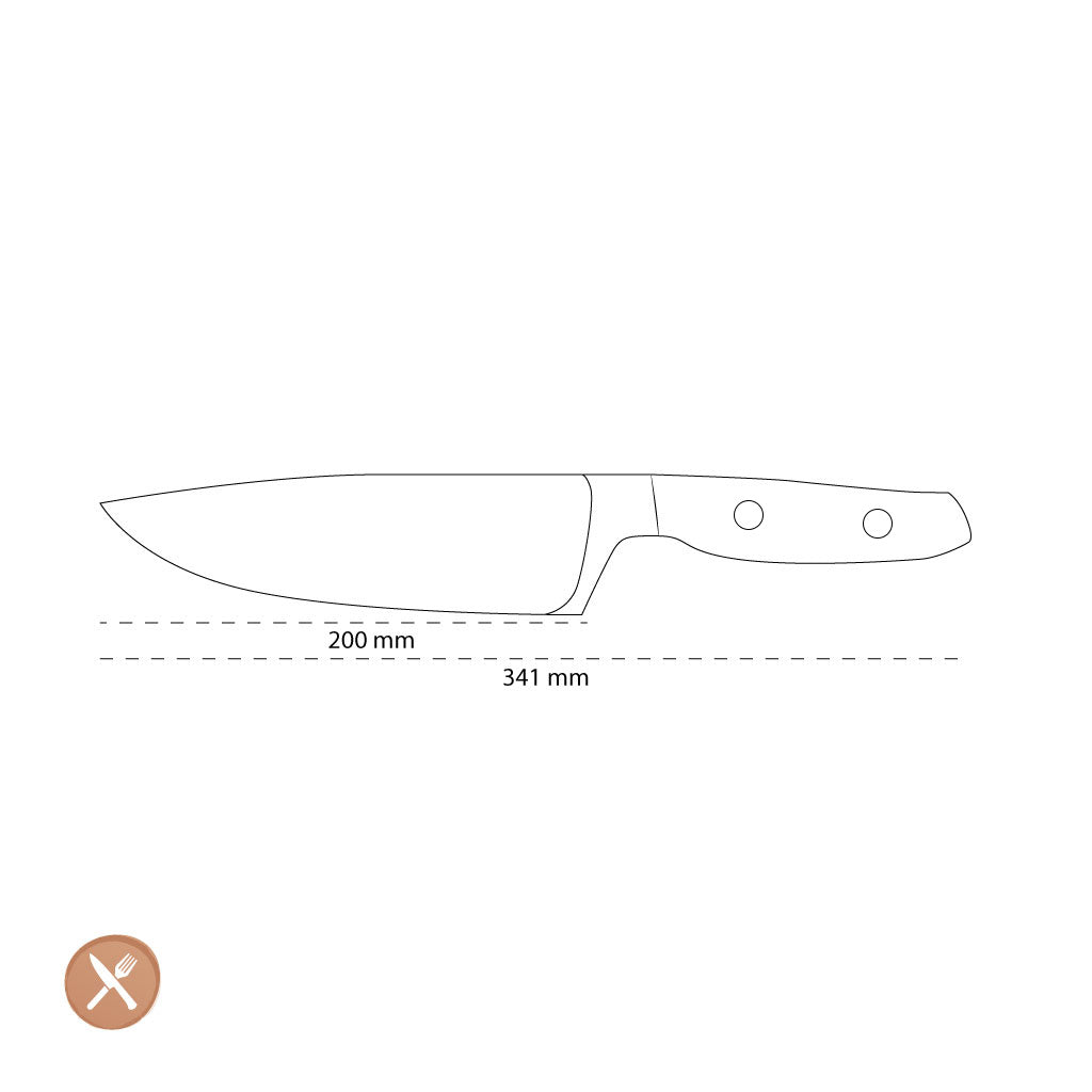 Wusthof - Couteau de chef Amici 20 cm