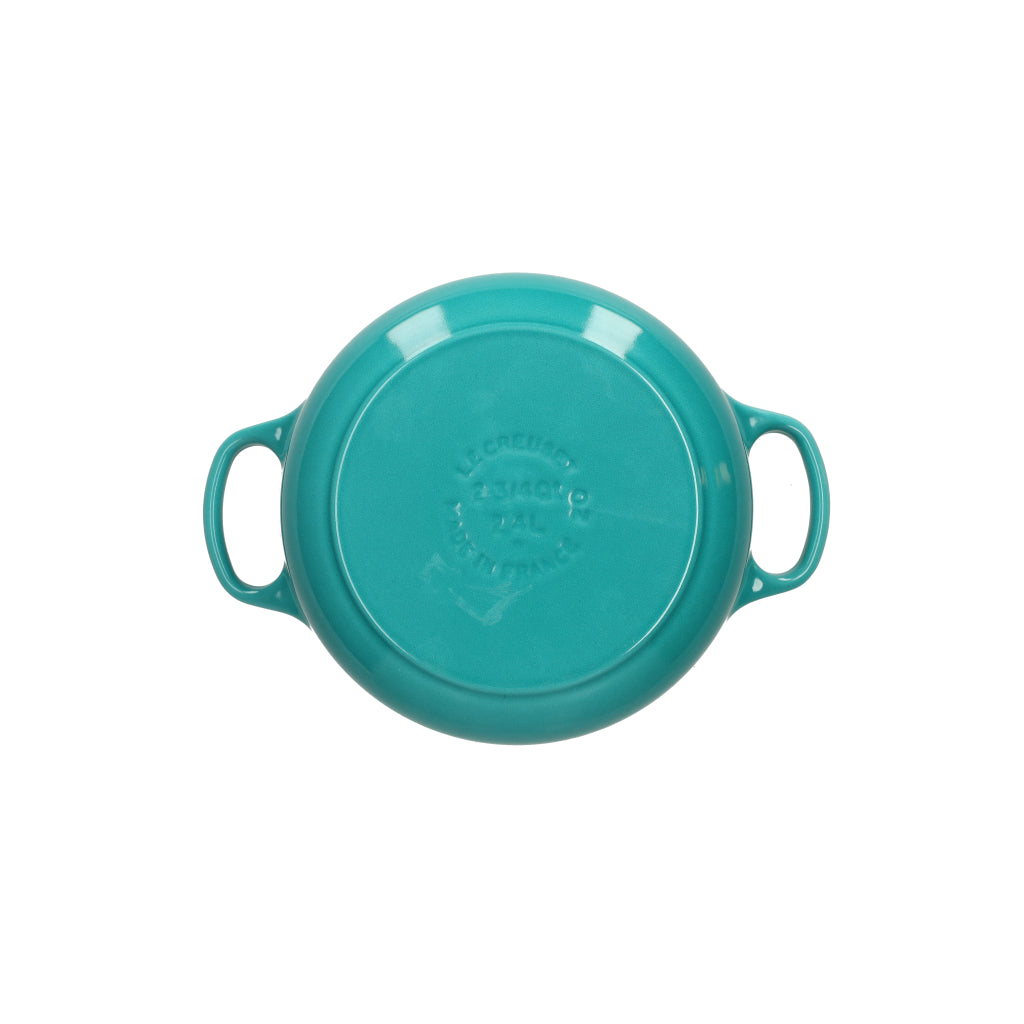 LeCreuset - Rôti- / Faitout Signature rond Bleu Caraïbes 20cm 2,4l