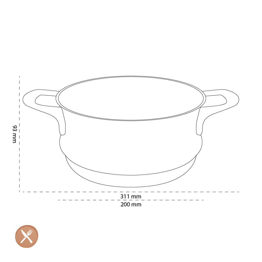 Demeyere - Atlantis 7 Steam insert 20 cm