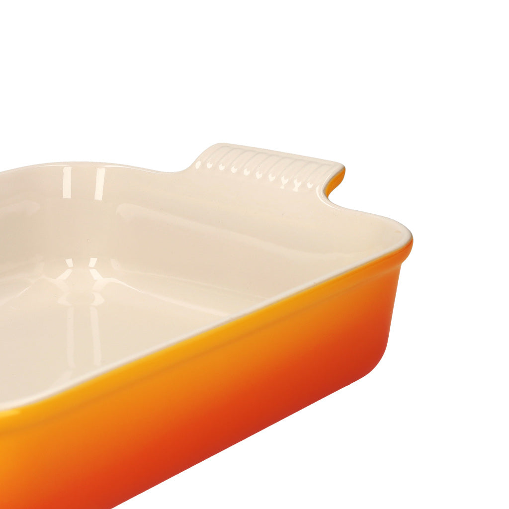 Le Creuset - Heritage Oven dish rectangular Orange-red 32 x 24 cm