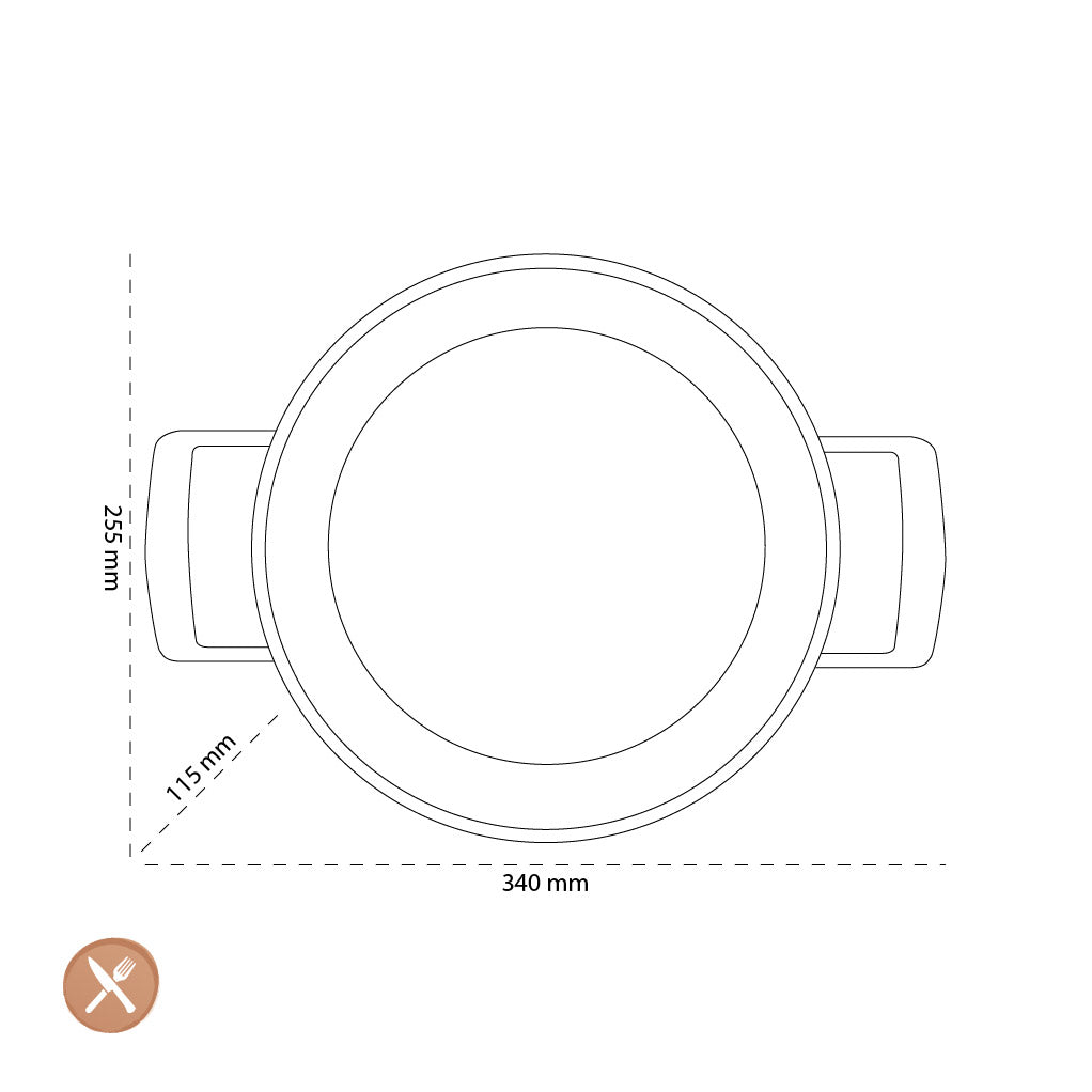 Demeyere - Alu Pro 5 Ceraforce Low saucepan with lid 24 cm