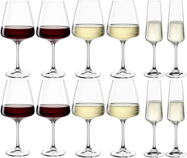 Leonardo - 12-piece Set of Paladino Glasses
