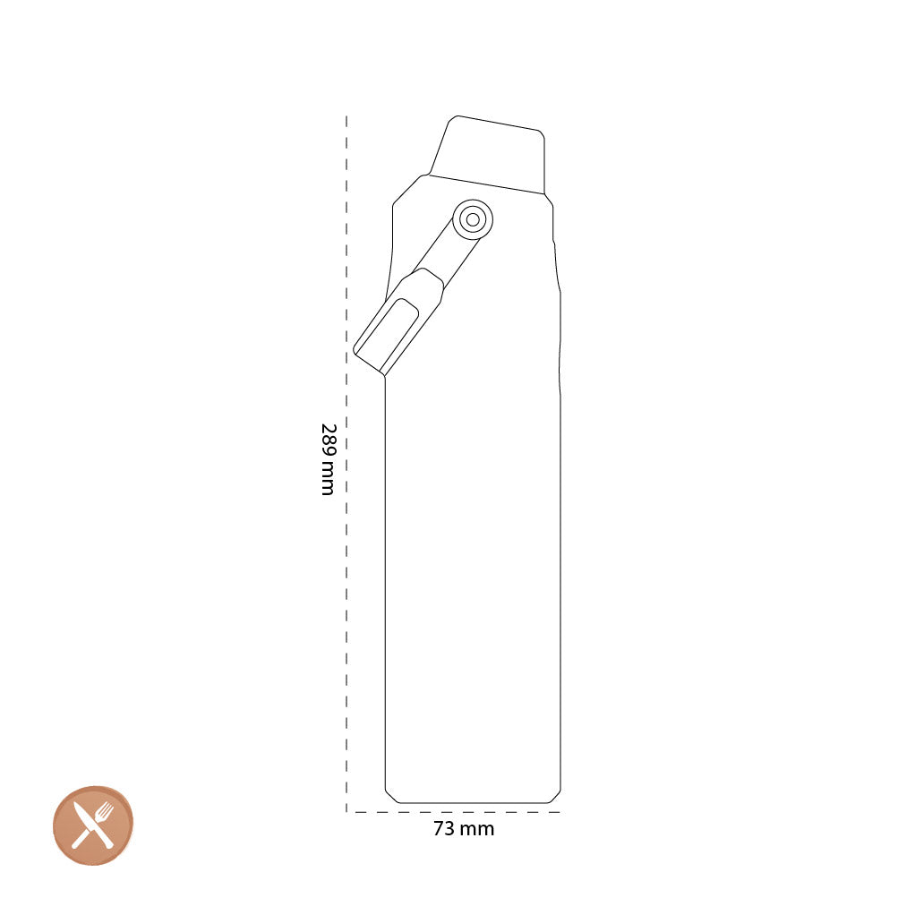 Stanley - La bouteille d'eau AeroLight™ IceFlow™ à débit rapide 0,6 L noir