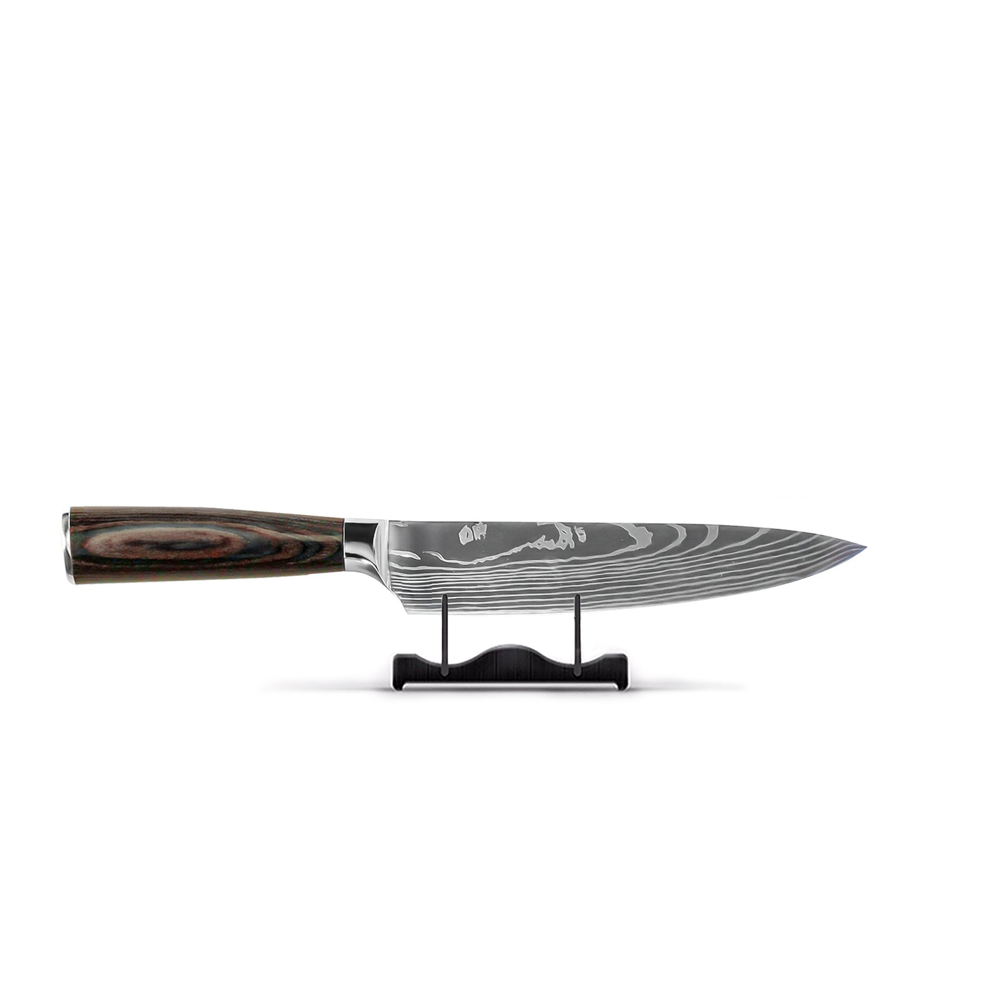 Shinrai Knives - Damascus Print 9-piece Knife Set