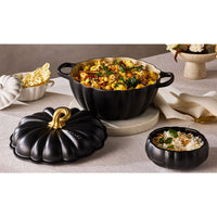 Le Creuset - Signature Pompoen Braadpan Zwart 24 cm