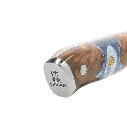 Shinrai Knives - Eclipse Series Damascus Steak Knife 13 cm