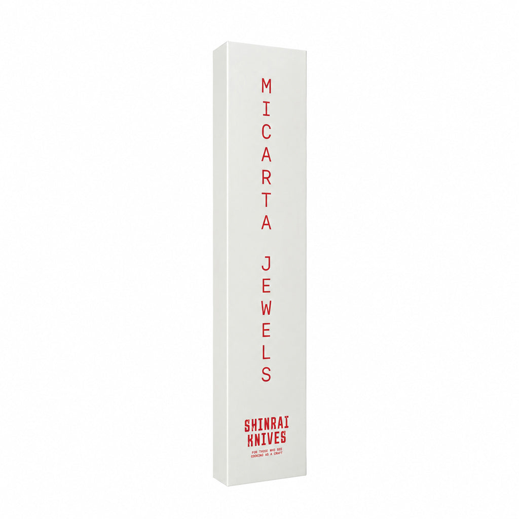 Damast Santoku Micarta Jewels knife 18 cm