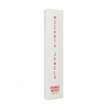 Damast Santoku Micarta Jewels knife 18 cm