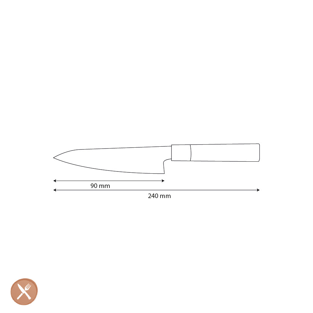 Shinrai Knives - Takumi Kaza Damascus Paring Knife 9 cm