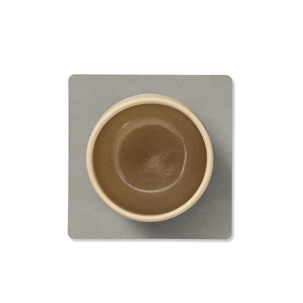 Lind DNA - Glass Coaster Square Nupo Light Grey