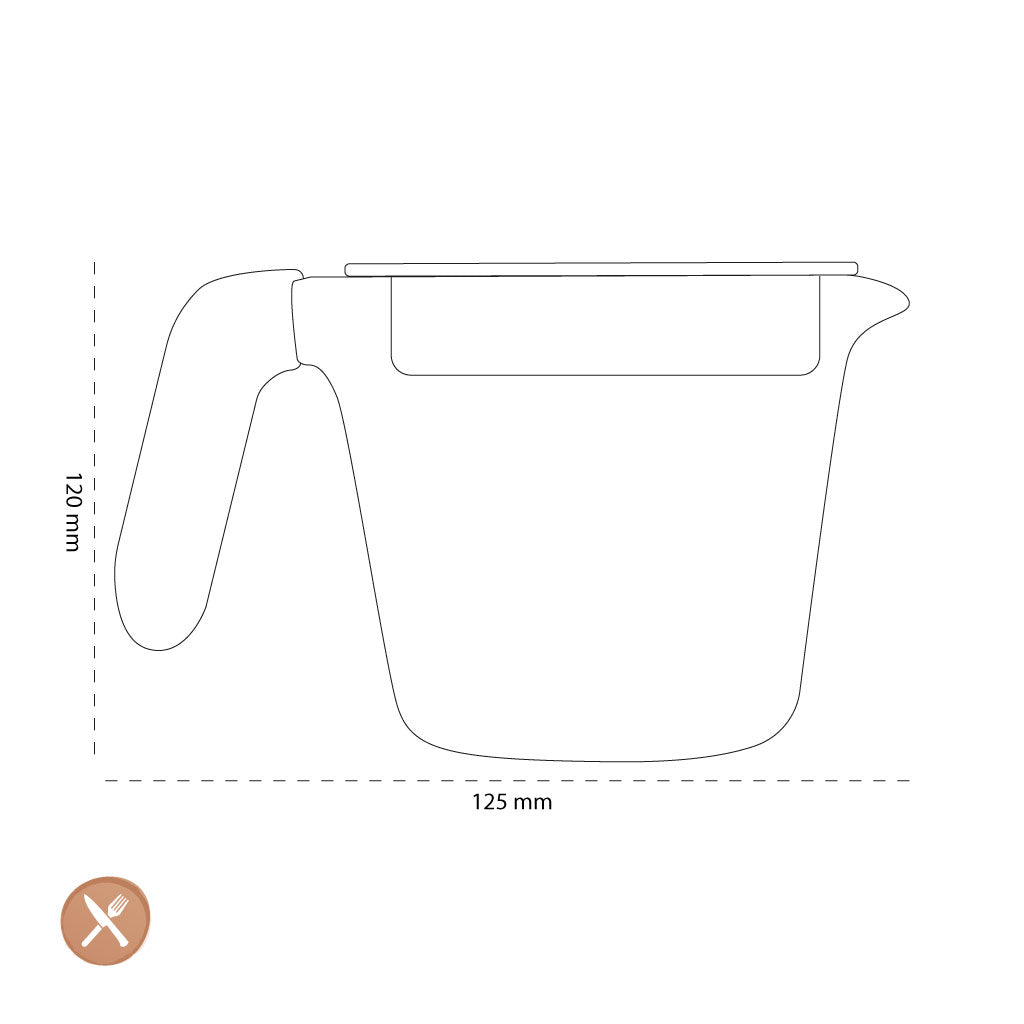 OXO - Measuring cup with glass lid, 500 ml