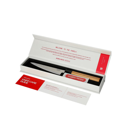 Shinrai Knives - Ensemble de couteaux Damas 7 pièces Takumi Kaza