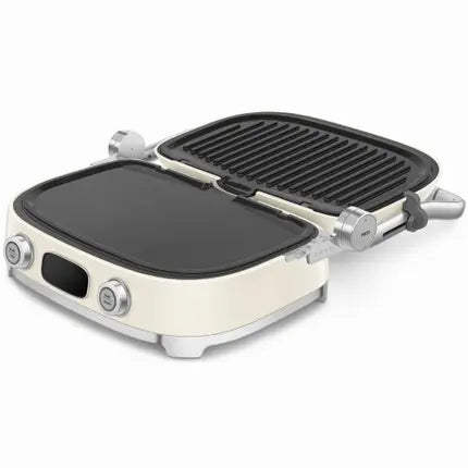 Smeg - Multifunctionele Grill  | Crème | Jaren 50 | Contactgrill
