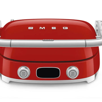 Smeg - Multifunction Grill | Red | 50s | Contact Grill