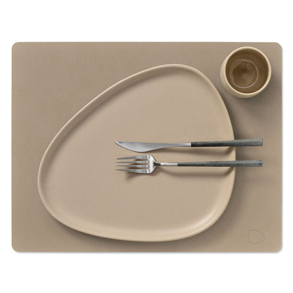 Lind DNA - Tablemat Square L Nupo Clay Brown