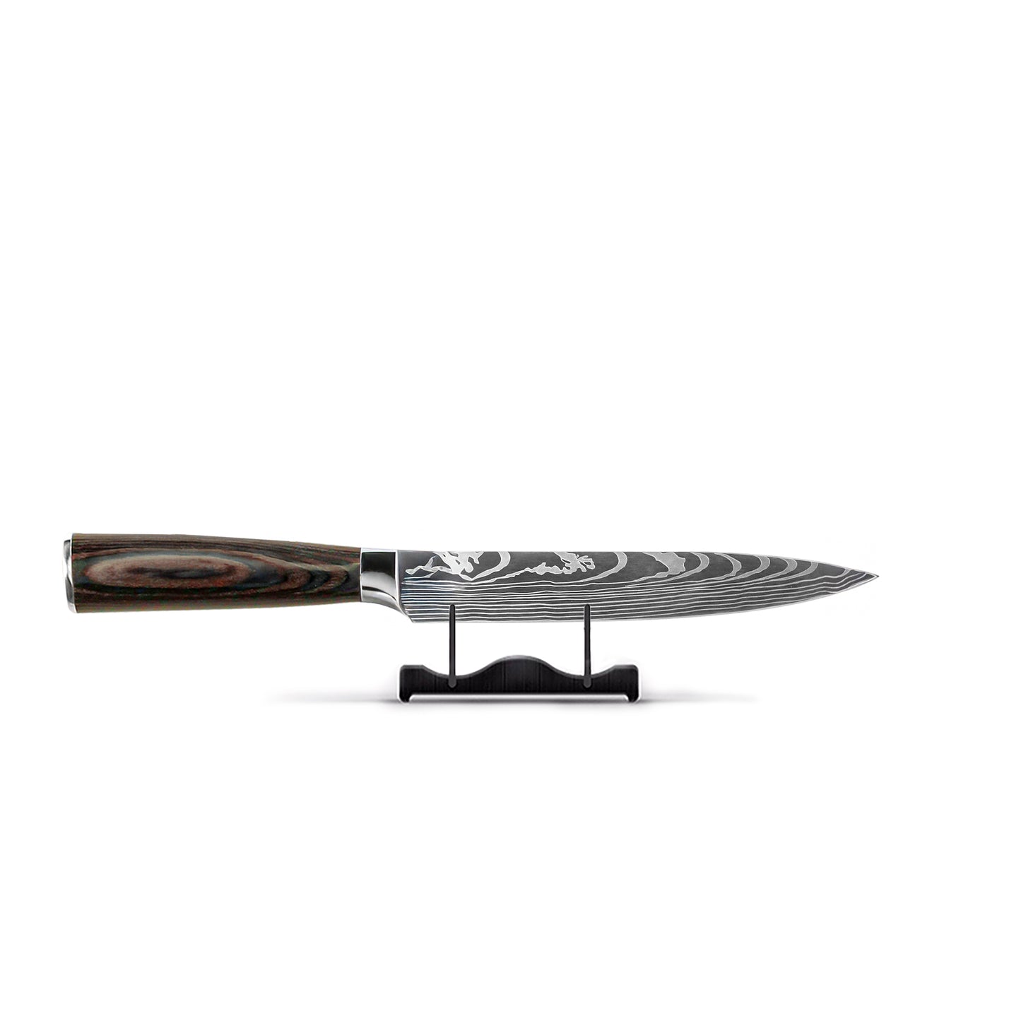 Shinrai Knives - Damascus Print 9-piece Knife Set
