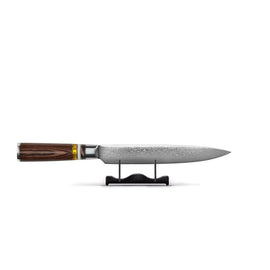 Shinrai Knives - Micarta Jewels Damascus Carving Knife 20 cm