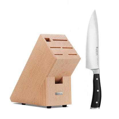 Wusthof - Classic Ikon Chef's Knife 20cm + Free brown knife block