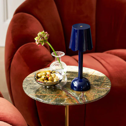 Addison Ross - Scallop Tafellamp LED - Navy - 28 cm Tafellamp Addison Ross 